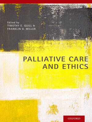 cover image of Palliative Care and Ethics